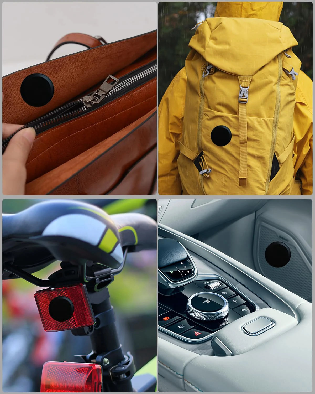 for Apple Airtag Holder Case with Adhesive Sticker for Wallet Mountain Bike TV Remote Car Suitcase Anti-Lost GPS Location Case