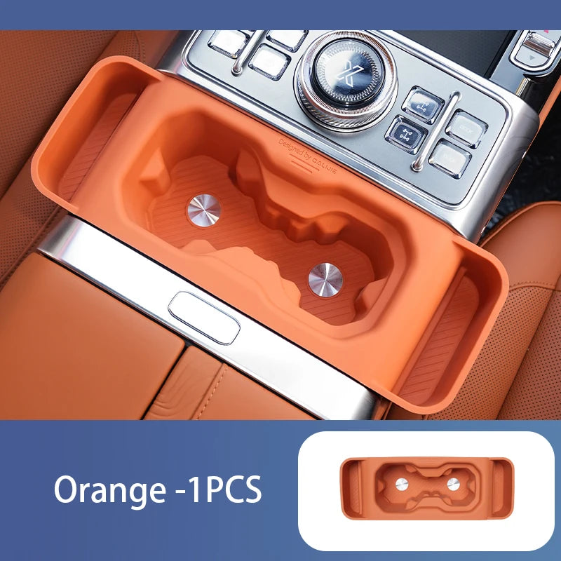 For Jetour G700 2025+ Center Console Gear Shifter Cup Holder Silicone Anti-slip Cup Mat Storage Box Interior Car Accessories