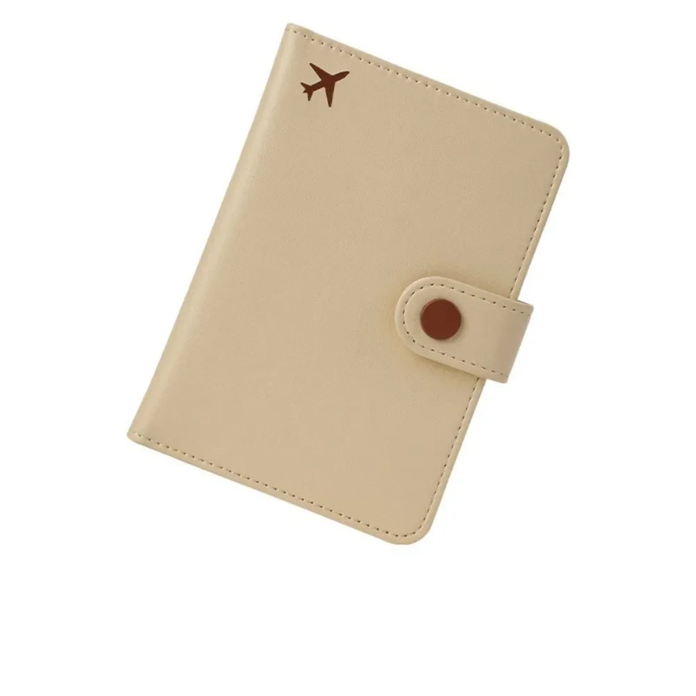 Wallet Passport Storage Bag Multi-layer Airplane Check-in Document Passport Storage Clip Anti-theft Korea Style Passport Holder