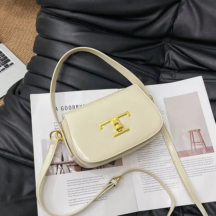 Elegant Leather Classic Designer Paris Diaper Bags Women'S Stylish Casual Shoulder Bag Large Capacity Trendy