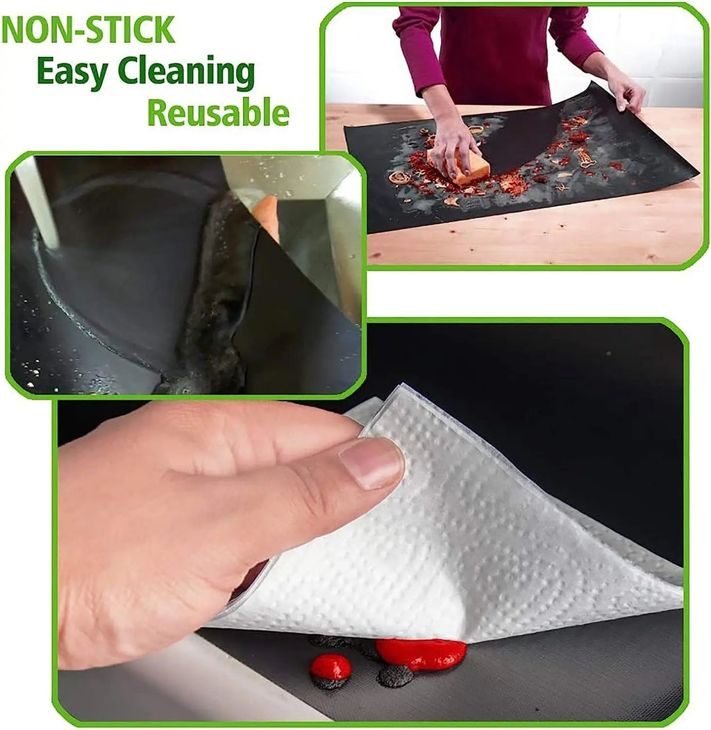 5/20PCS BBQ Grill Mat 40*50cm Baking Mat BBQ Tools Cooking Grilling Sheet Heat Resistance Outdoor Picnic Cooking Barbecue Tool