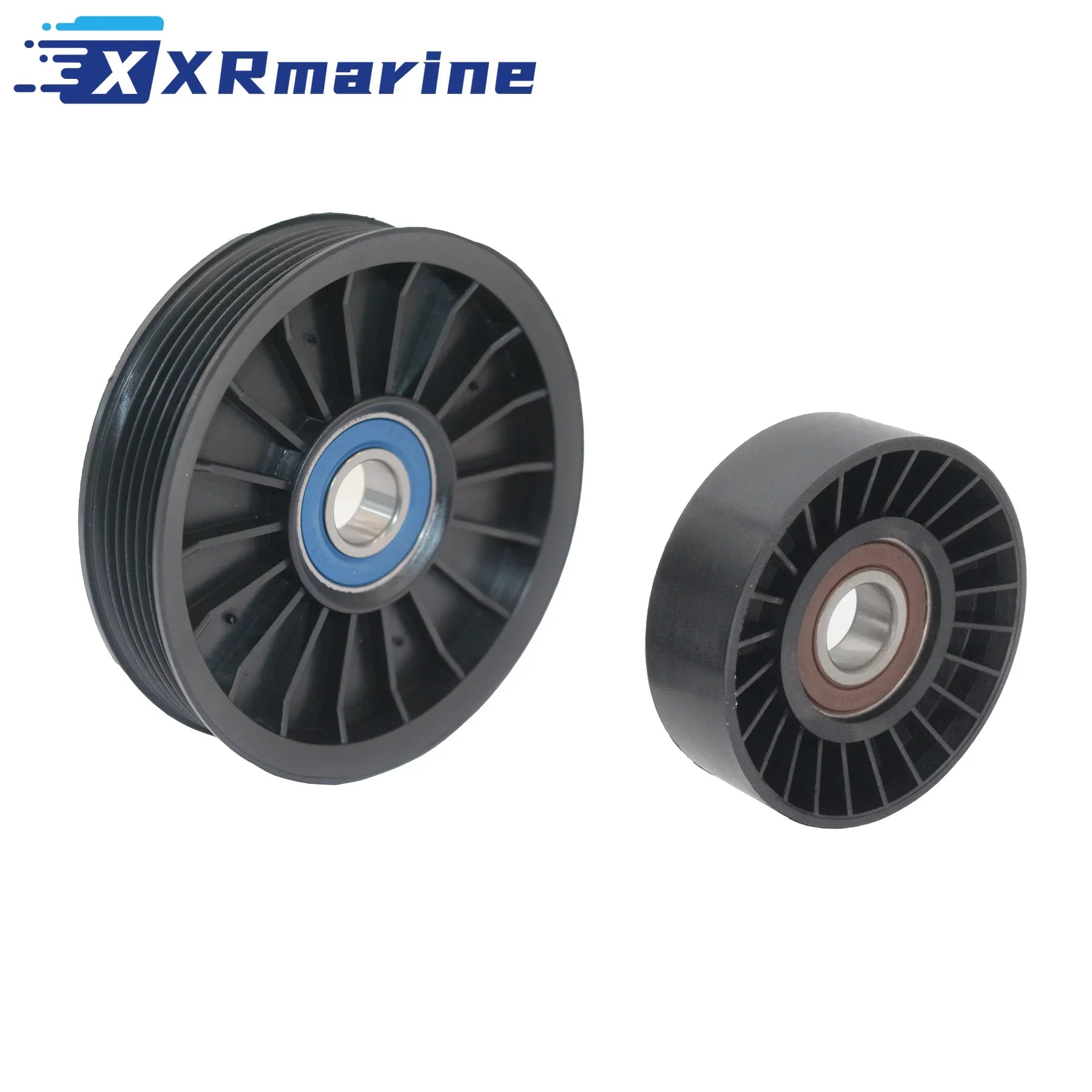For Mercruiser V6 V8 Serpentine belt Idler PULLEY set 4.3 5.0 5.7 6.2 L MPI pulleys 864625T, 8M6500024, 865598