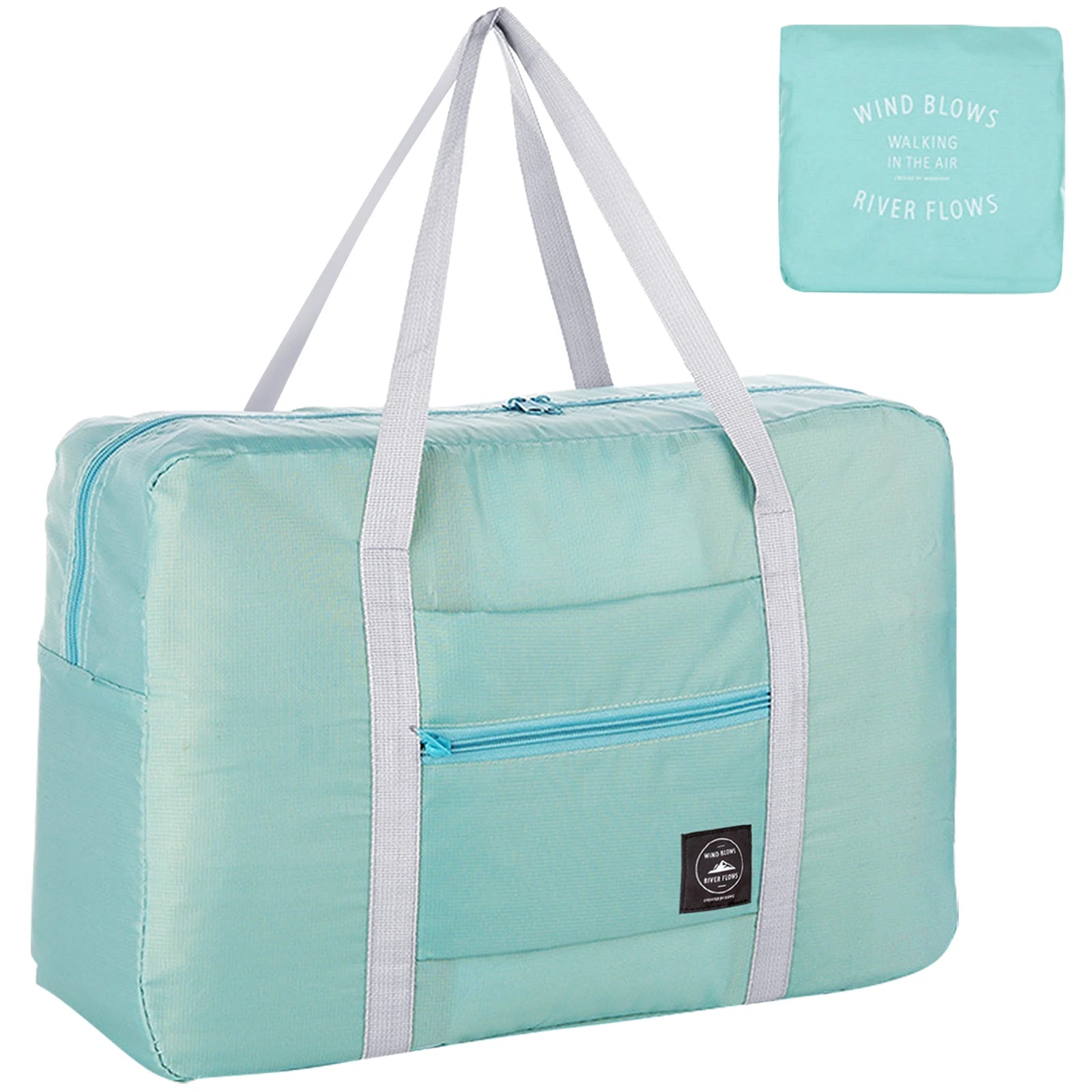 Travel Bag for Women Men Foldable Duffel Bag Carry on Luggage Tote  Sports Gym Bag Nylon Weekender Overnight Bag Hospital Bags