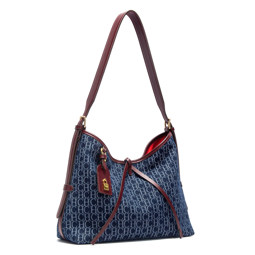 Women's Tote Bag 2025 New Wine Red Mother and Child Bag Leisure Vacation Handbag