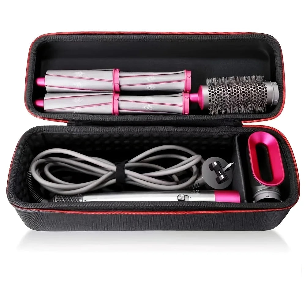 Hard Portable Travel Carrying Case for Dyson Airwrap Styler, Shockproof Handheld Storage Bag for Hair Curler Accessories