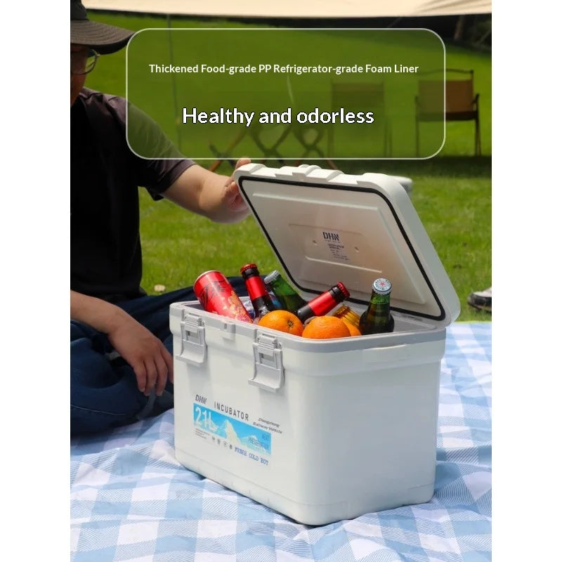 Portable 12V Car Compressor Fridge Mini Refrigerator Camping Travel RV Boat Temperature Control Energy Saving Quiet Ice Box