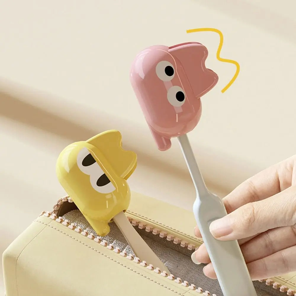 Creative Toothbrush Head Protective Cover Portable Cat Shape Toothbrush Dust Case Cap for Bathroom Supplies