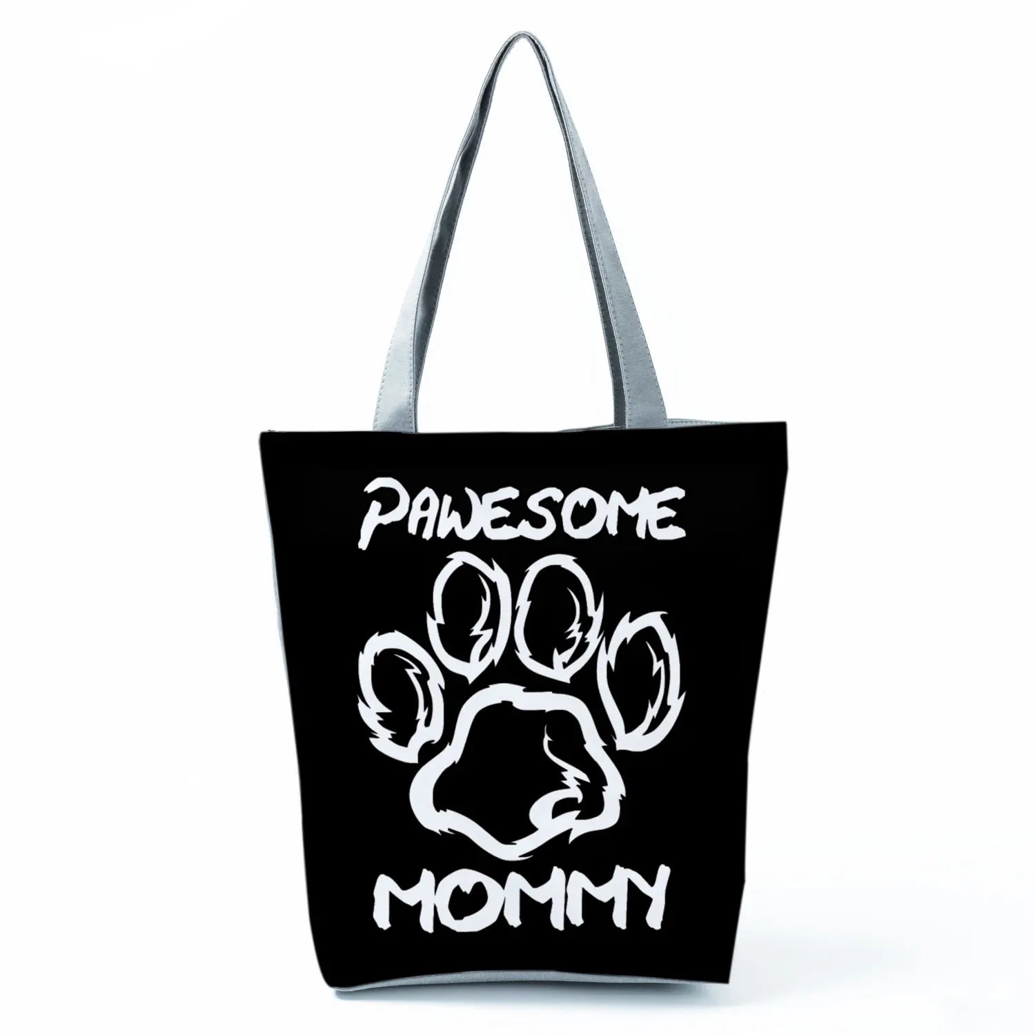 Fashion Dogs Paws Handbags Printed Love Dogs Shopping Bag Casual Women Shoulder Bag Summer Kawaii Female Tote Travel Beach Bag