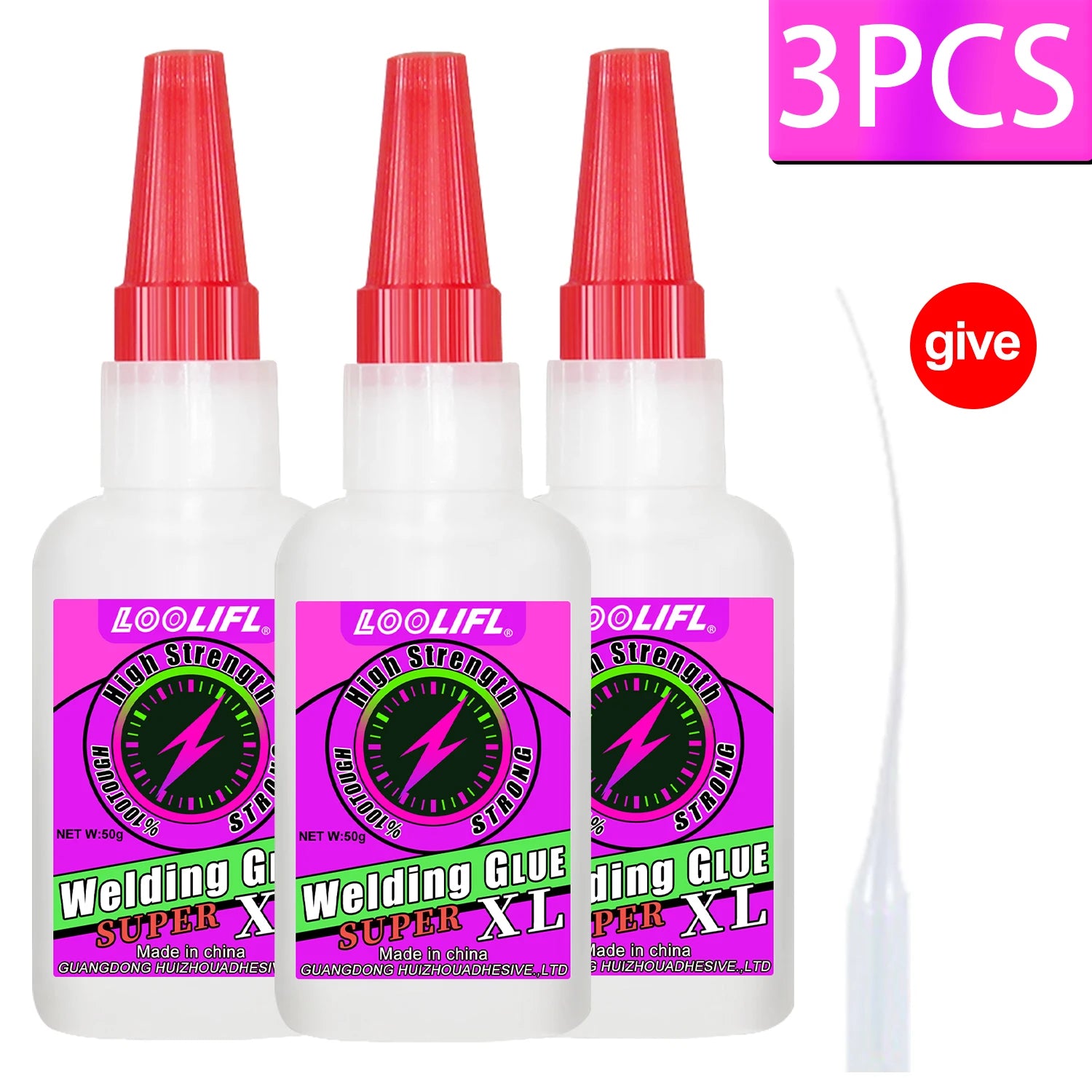 5PCS 50g super glue,high-strength oily welding glue,universal strong instant adhesive, suitable for wood,ceramics,metal DIY