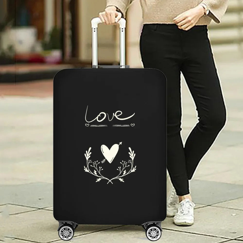 Fashion Travel Essentials Suitcase Cover Funny Print for 18-32 Inch Traveling Accessories Bag Trolley Luggage Protective Case