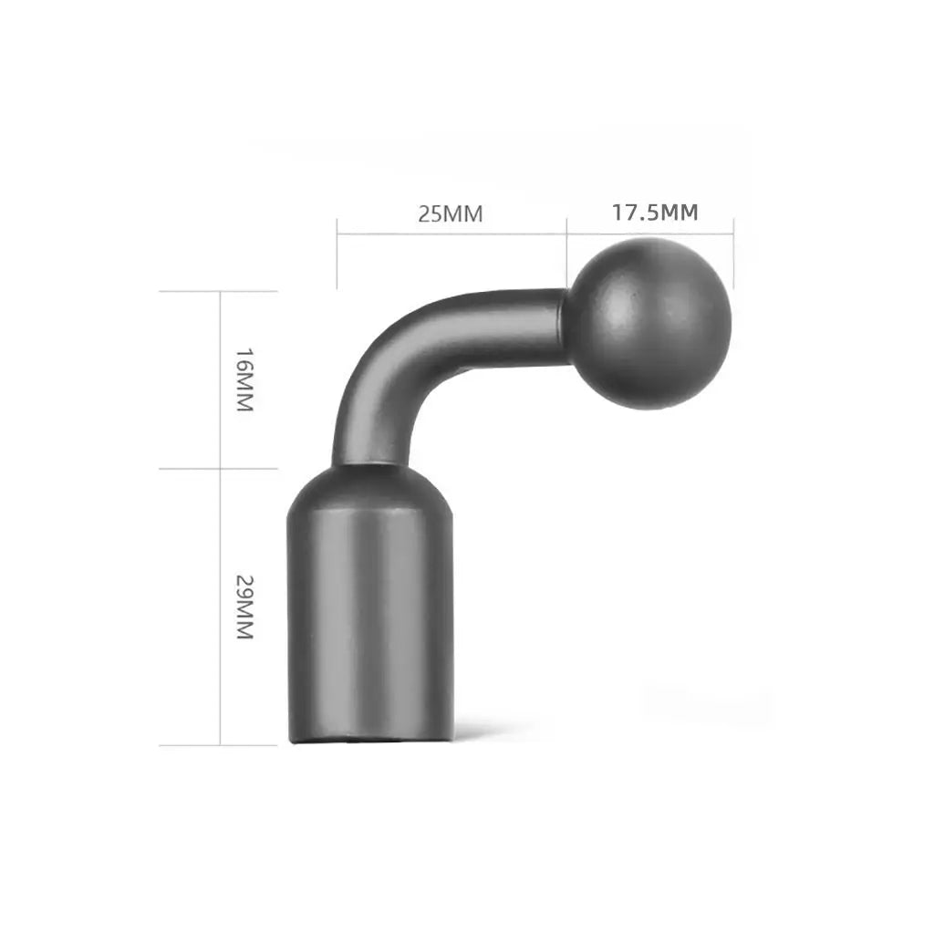 13mm/15mm/17mm/20mm Ball Head Adapter Clip Mount for Gopro Hero 11 10 9 Action Camera Car Auto Mounting Bracket Recorder Sucker