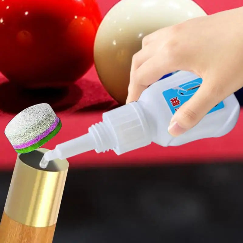 Cue Tip Glue For Pool Stick 15ml Pool Cue Maintenance Glue Instant Dry Easy To Apply Billiard Pool Cue Tip Repair Maintenance