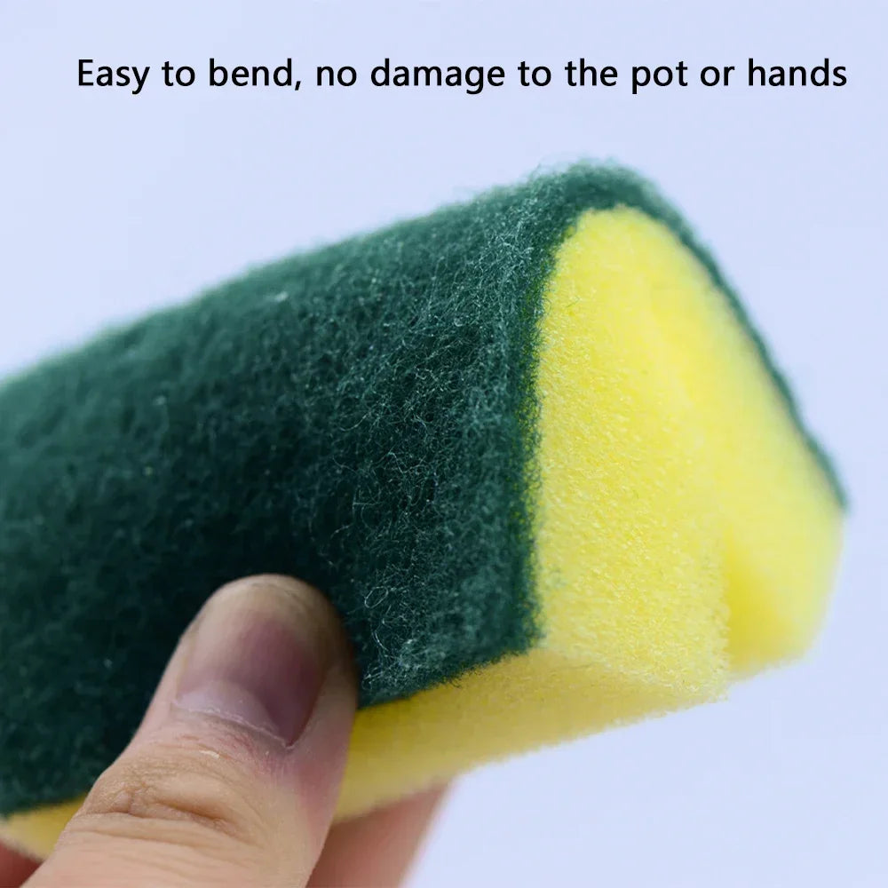 32pcs Dishwashing Sponge Kitchen Nano Emery Magic Clean Rub Pot Rust Focal Stains Sponge Removing Kit Cleaning Brush Sponges
