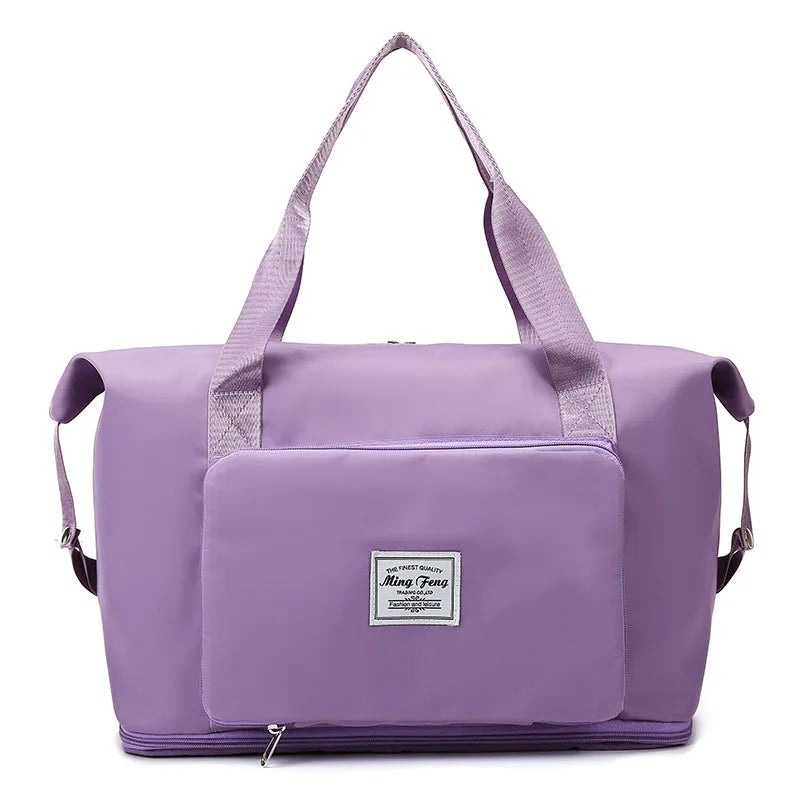 1pcs can expand large-capacity travel storage bags, hand luggage, folding waterproof bags, short-distance portable and light.