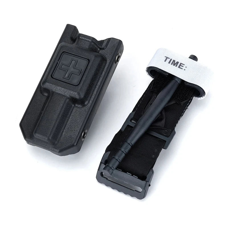 Outdoor Emergency Tourniquetrats for Blood Tactical Tourniquet Cat Storage Box Bag MOLLE Medical Package Kit Trauma First Aid