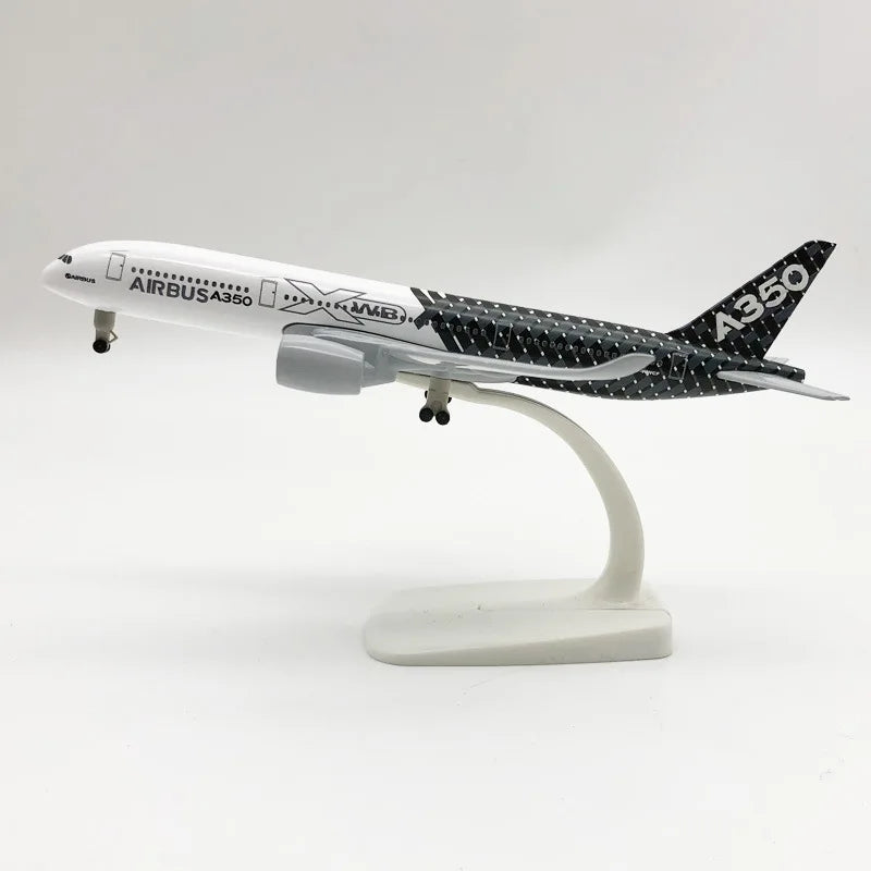 20CM Airplane Toy A350 XWB Airline Model Plane Prototype Airbus A350 Aircraft Alloy Metal Diecast Airplanes Plane for Collection
