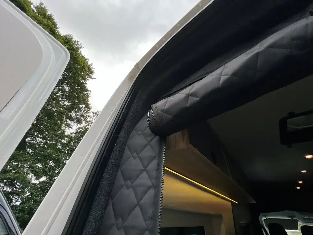 Van Rear Door Insulation Curtain,Thermal Blackout Shade For Fiat Ducato Peugeot Boxer Citroen Relay 2006+ Ram Promaster Caravan