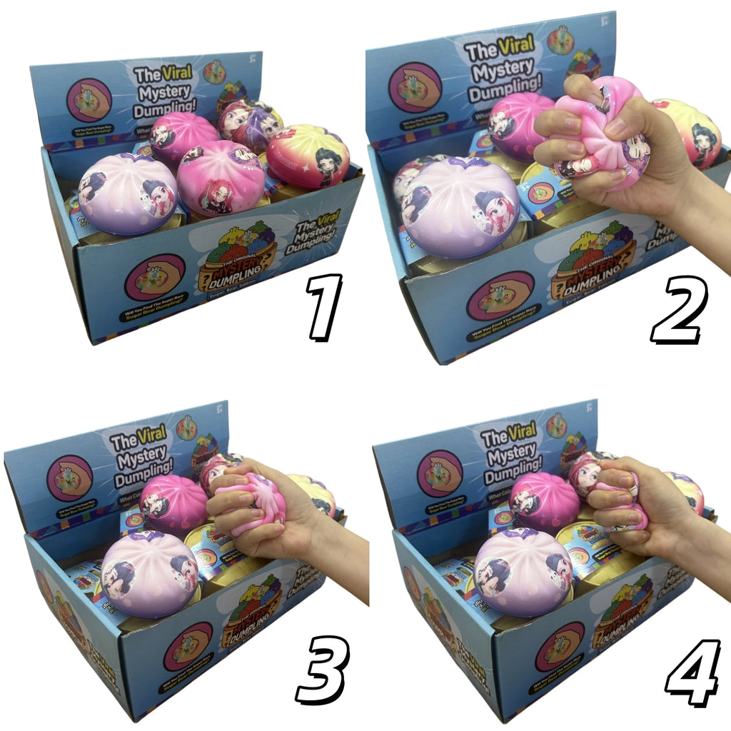 Anime Girl Lumi Mila Zoi Witch Hunter Dumpling Squishy Surprise Blind Box Baozi Squeeze Fidget Toy Ornaments PU Anti Stress Gift