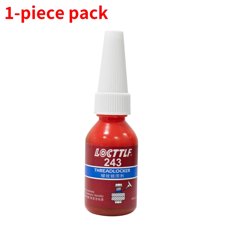 243 Screw 10ML Thread Locking Adhesive  Anaerobic Adhesive High Strength Anti-Loosening  Removable  Mechanical Screw Adhesive