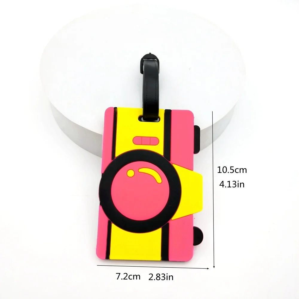 Ice Cream Luggage Tags Cute Luggage Tag for Suitcases Schoolbag Travel Tags Summer Beach Holiday Baggage Tags ID Labels