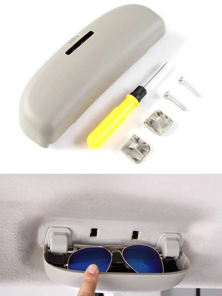 For FJ Cruiser Sunglasses Holder Car Glasses Storage Box, Sunglasses Storage Accessories Protection Storage Box