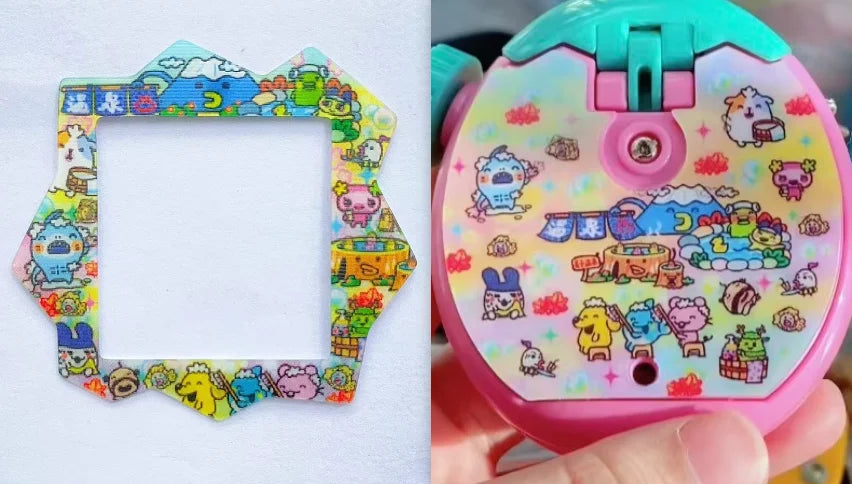 IN STOCK Cannot Be Past Dynamic Lenticular Tamagotchi Paradise Cartoon Characters Diy Handmade Panel Paper And Backboard Paper