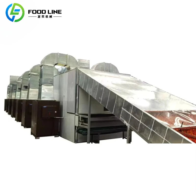 High Quality Dehydrator Machine Fruit Conveyor Hot Air Sea Fish Drying Machine Vegetable for Mesh Belt Dryer