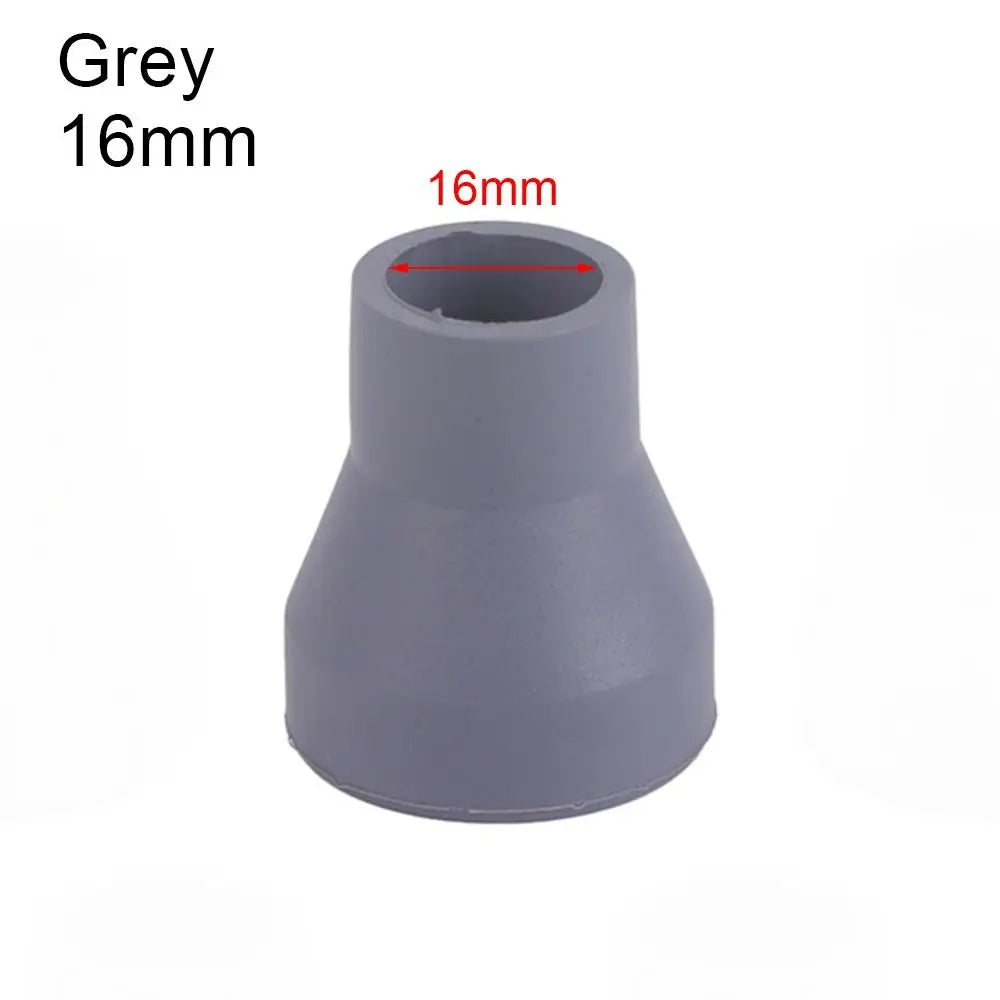 1Pcs 13mm/16mm Rubber Trekking Pole Foot Covers Outdoor Hiking Stick Feet Accessories Durable Non-slip Crutch Pads Replacement