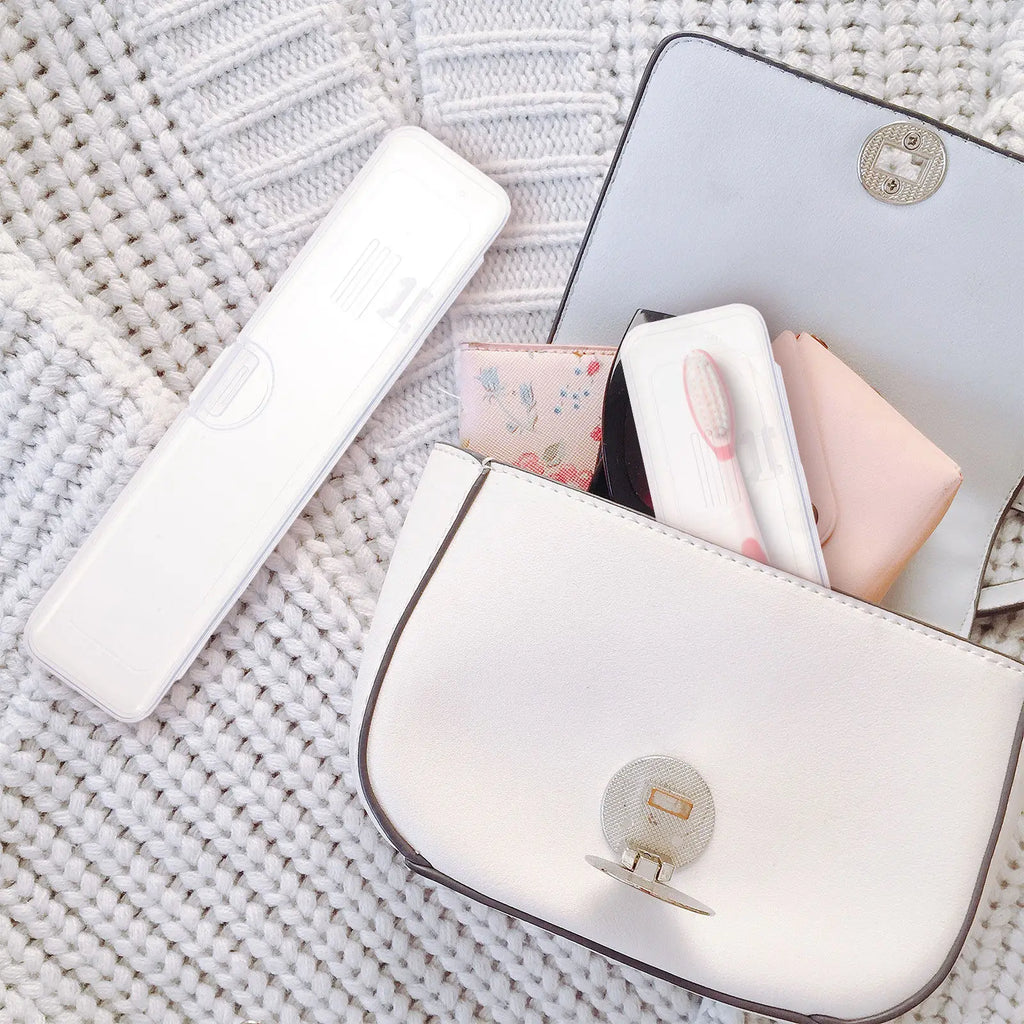 3Pcs Portable Toothbrush Case Set PP Travel Toothbrush Storage Box Compact Toothpaste Holder for Outdoor Trip Business Gift