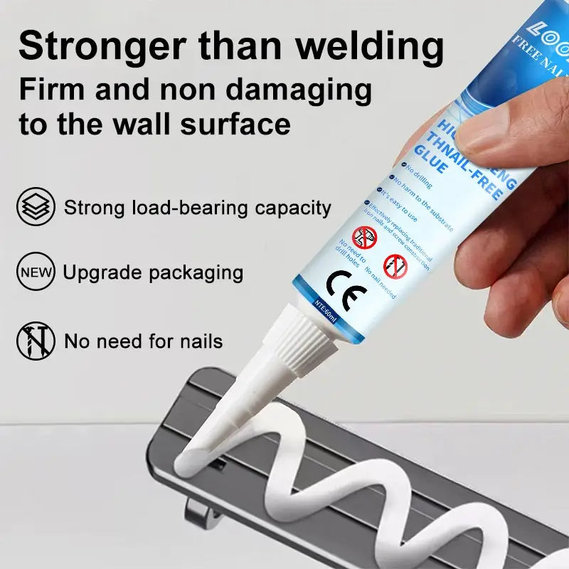 All-purpose Sealant Glue Quick Drying Ultra-Strong Fix Sealer Nail-free Adhesive Glass Tile Metal Ceramic Universal Bonding