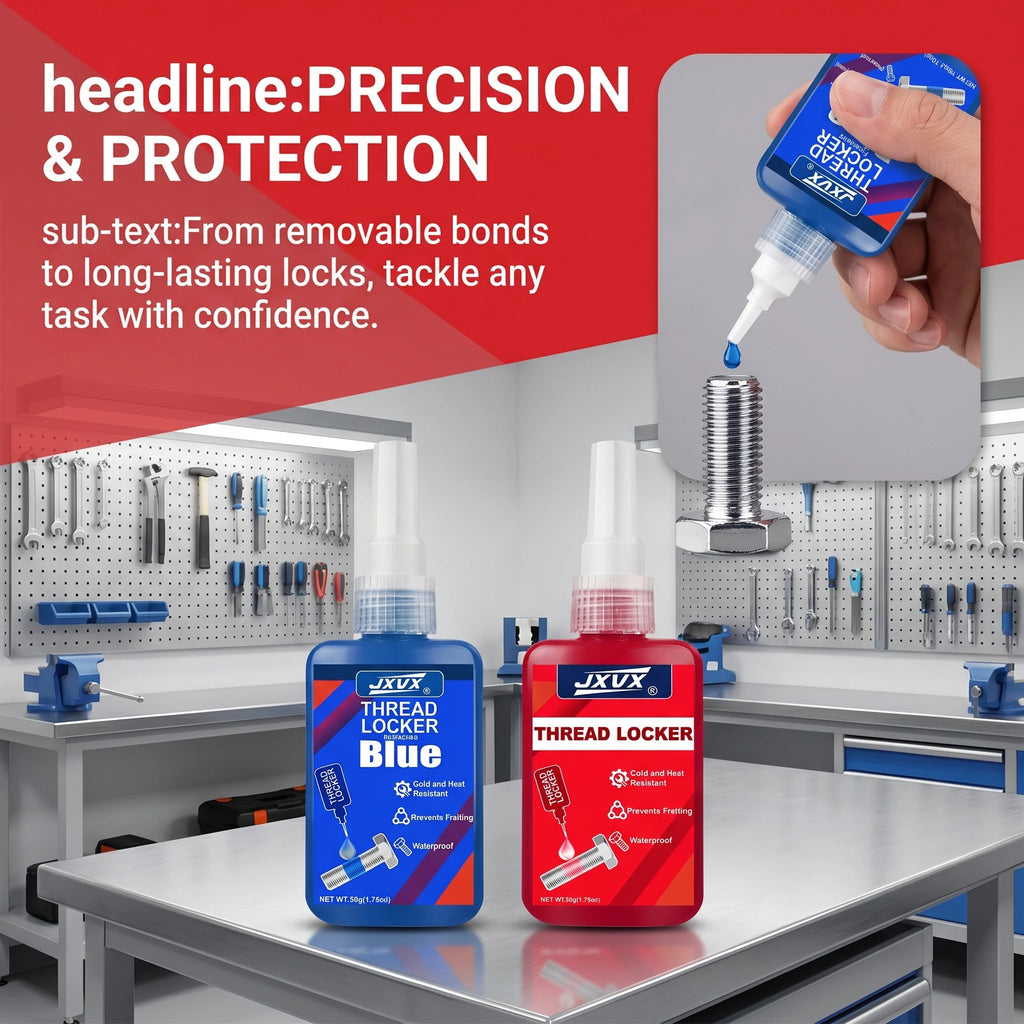 243-271 Threadlocker—For metal screws—Medium/High strength (blue/red) Removable/Permanent anti-loosening anaerobic adhesive
