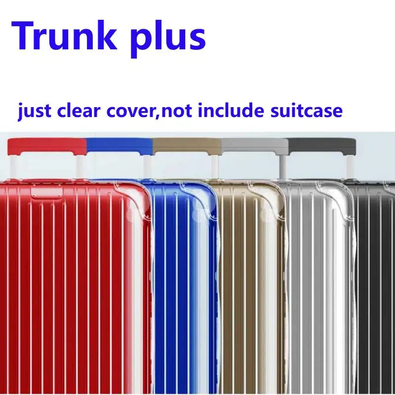 Clear Cover For Rimowa Essential with Zipper High Quality Suitcase Protector Customized Luggage Covers for 20"22"26"28"30"33"