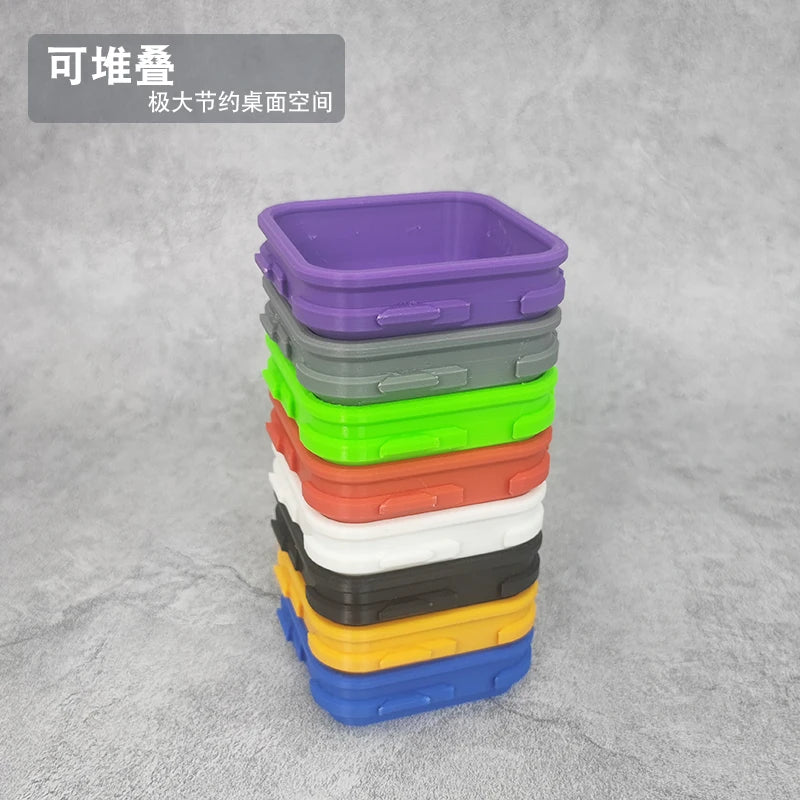 Board Game Tray Accessories Storage Box Token Storage Easy to Carry Can Be Spliced Game Props Dice Box Storage