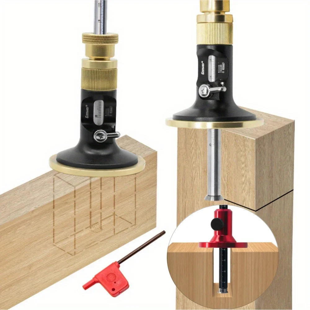 European Style Wheel Marking Gauge Fine-tuning Wood Scribe Carpentry Parallel Line Mortise Marking Layout Measuring Tool