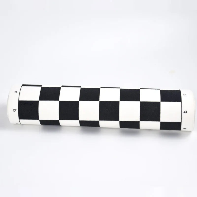 Foldable International Chess Board - 34cm/13.39inch 43cm/16.93inch Leather Fleece Game Chess QLYX01