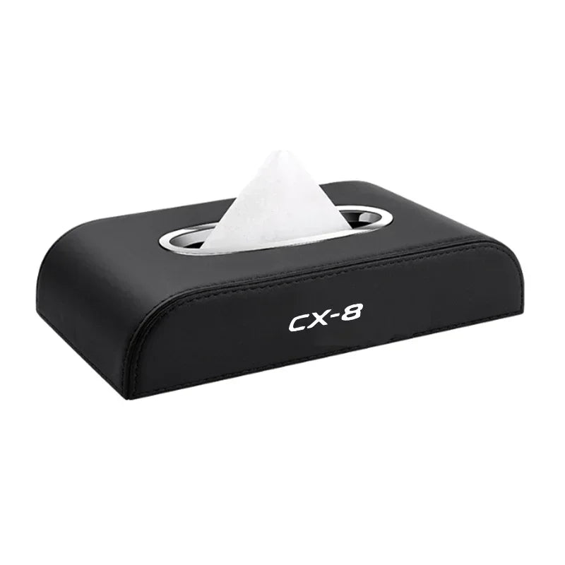 For Mazda 3 CX-5 CX-3 CX-4 CX-7 CX-8 Atenza Axela Skyactiv Car Accessories Tissue Bag Organizer Auto Tissue Boxes