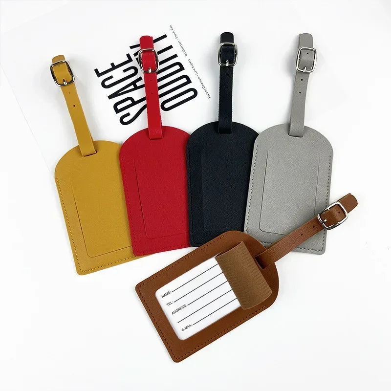 Travel PU Passport Cover Luggage Tags Wedding  Party Bussiness Gift Ticket Holder Passport Holder Case Travel Accessories Set