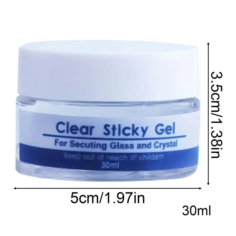Clear Museum Wax Putty, Removable Reusable Adhesive For Glass Ceramic Figurines Non-Toxic Collectibles Display Hold, No R esidue