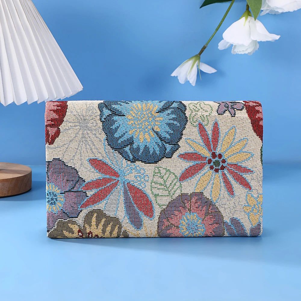 New vintage flower evening bag - unique design fashionable chain shoulder bag suitable for date wear and storage.