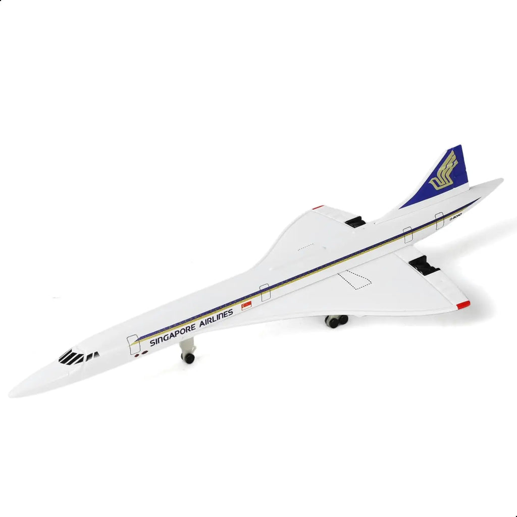 20CM Miniatures Plane Concorde Air Singapore Airplane diecast Model Airliner boys toys Alloy Diecast Plane Collectible Aircraft