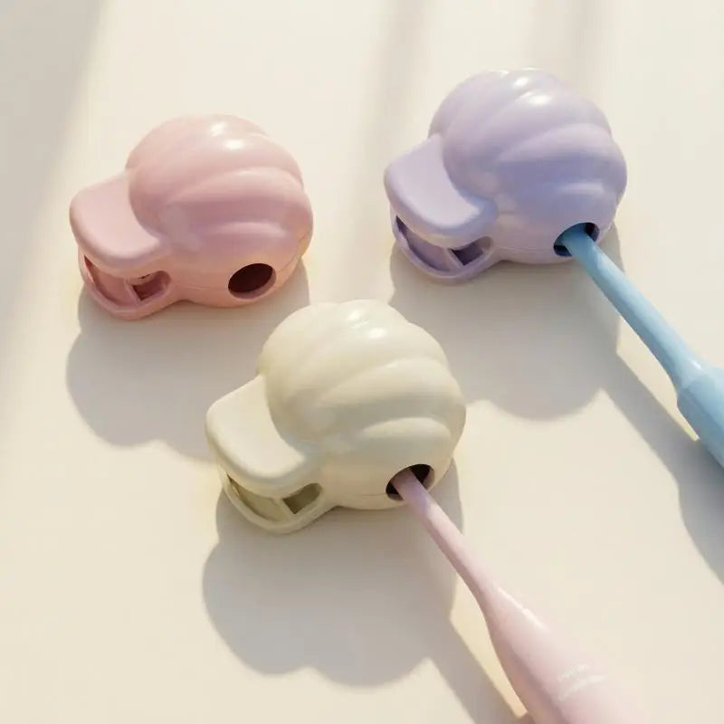 Waterproof Dustproof Toothbrush Protective Cap Travel Portable Toothbrush Head Cover Plastic Clip For Household Bathroom