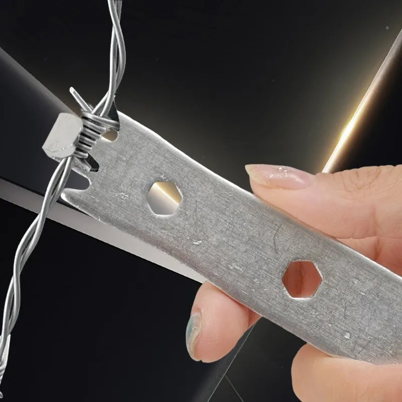 5/1x Fence Wire Twisting Tools Stainless Steel Wrench Heavy Duty Tensioning Tool for Garden Binding Wire Fence Twisting Fastener
