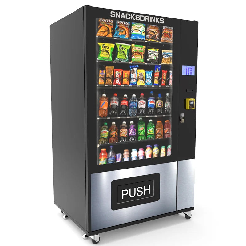 Customized Snack Drink Vending Machine Hotspot New Style Drinks Dispenser With Credit Card Payment Accessories For Office School