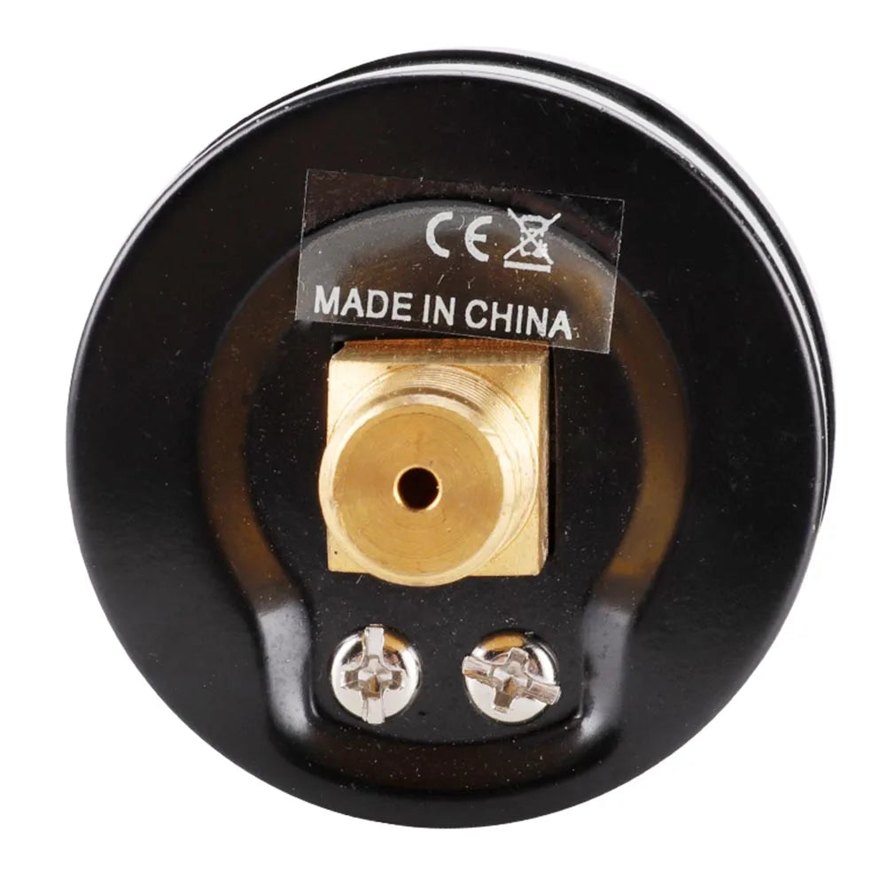 50mm Face Double Scale Pressure Gauge 0~-30nhg 0~-1Bar Vacuum Pressure Meter Pressure Gauge for Air Water Fuel Liquids