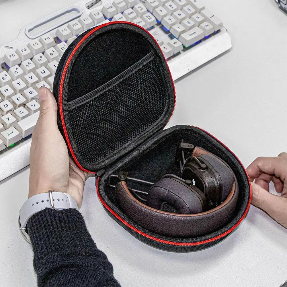 For ForMarshall Major 1/2/3/4/5 Head Mounted Headphone Bag Scratch-resistant Wear-resistant Shockproof Earphone Storage Bag ﻿