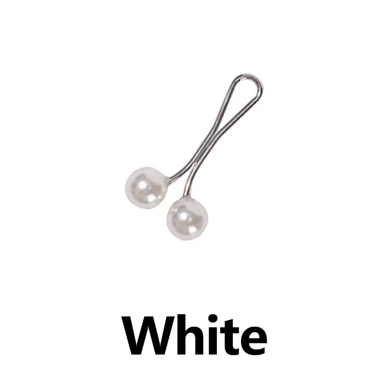 2-48PCS Anti Slip Brooch Headscarf Shawl Scarf Lady Muslim Fixed Pins Scarf Hijab Clips Pearl Brooch for Women Scarf Accessories
