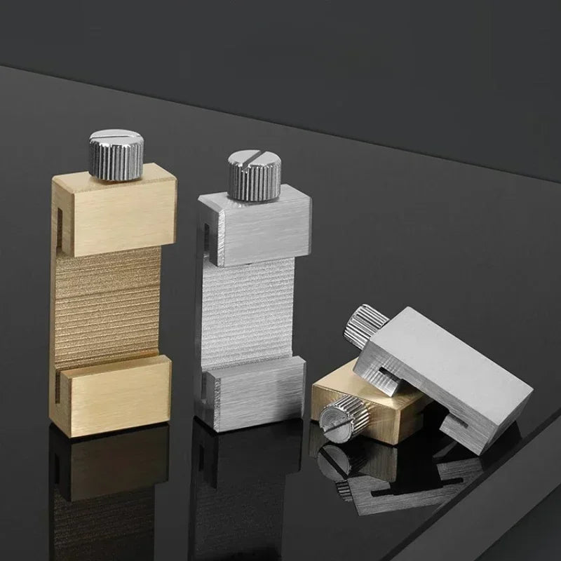 Metal Carpenter Carpentry Square Woodworking Tools Carpentry Steel Ruler Positioning Limit Block Measuring Marking Gauge