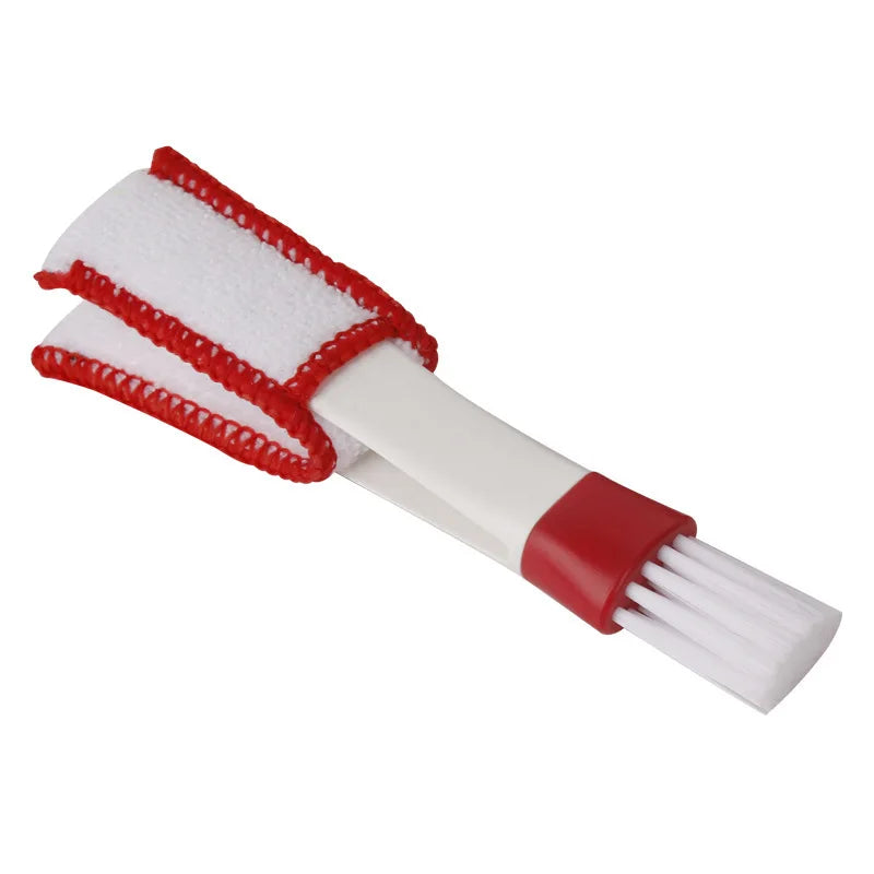 1/2Pcs Car Cleaning Brush Double-Use Air Conditioning Brush Dashboard Air Outlet Crevice Cleaning Brushes Car Interior Cleaning