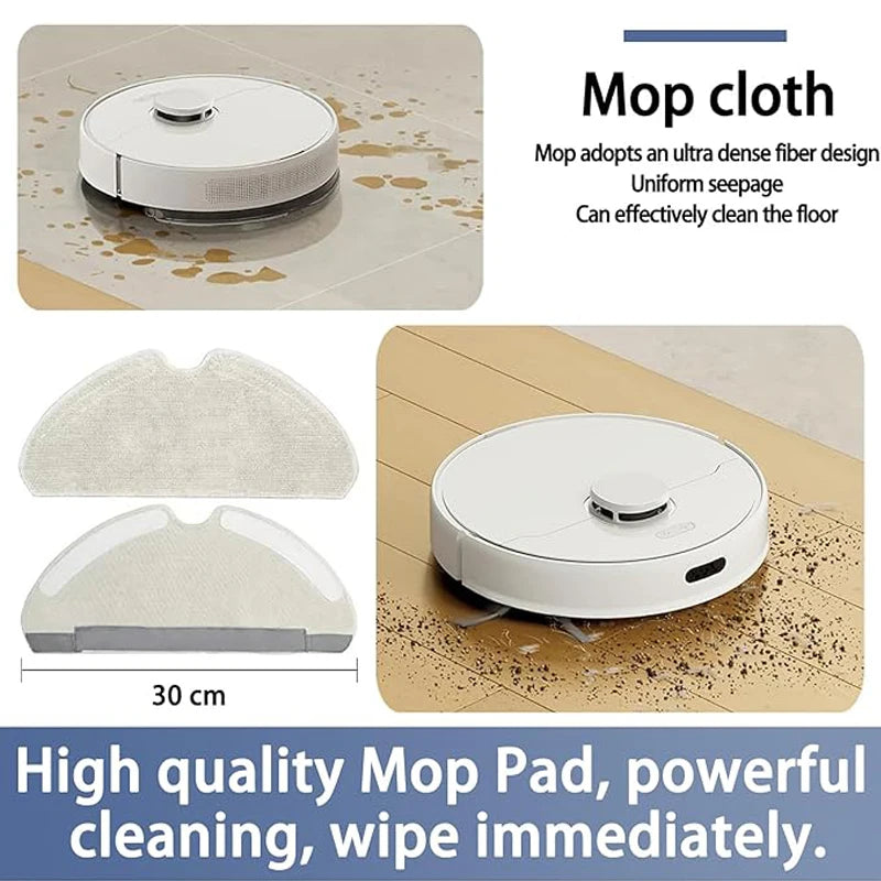 For Dreame D9 Max Gen2/D10S Pro/D10S Robot Vacuum Accessories Main Brush HEPA Filters Mop Pads Side Brush Replacement Parts
