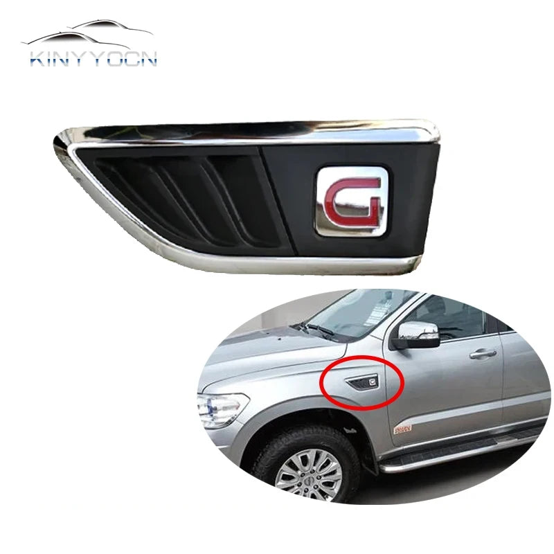 For ZX Zxauto Terralord Side External Front Fender Decorative Strip Cover Side Trim Label Sticker Tag